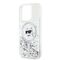 Karl Lagerfeld Liquid Glitter Choupette Head MagSafe case for iPhone 15 Pro - transparent - Uncategorized Cases (2) - Cases - Techbox