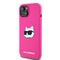 Karl Lagerfeld Silicone Choupette Head MagSafe Case for iPhone 15 Plus / 14 Plus - Pink | Techbox