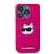 Karl Lagerfeld Silicone Choupette Head MagSafe case for iPhone 15 Pro - pink | Techbox