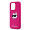 Karl Lagerfeld Silicone Choupette Head MagSafe case for iPhone 15 Pro - pink | Techbox