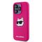 Karl Lagerfeld Silicone Choupette Head MagSafe case for iPhone 15 Pro Max - pink | Techbox