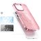 Glitter Case MagSafe for iPhone 16 Pro Max - pink with glitter | Techbox