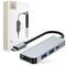 HUB Tech-Protect V2 4in1 USB-C - USB-A 3.0 / USB-A 2.0 / USB-C / HDMI - gray | Techbox