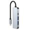 HUB Tech-Protect V2 4in1 USB-C - USB-A 3.0 / USB-A 2.0 / USB-C / HDMI - gray | Techbox