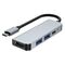HUB Tech-Protect V2 4in1 USB-C - USB-A 3.0 / USB-A 2.0 / USB-C / HDMI - gray | Techbox