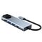 HUB Tech-Protect V3 5in1 USB-C - USB-A 3.0 / USB-A 2.0 / USB-C / HDMI / RJ45 - gray | Techbox