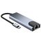 HUB Tech-Protect V3 5in1 USB-C - USB-A 3.0 / USB-A 2.0 / USB-C / HDMI / RJ45 - gray | Techbox
