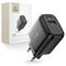 Tech-Protect C20W USB-C PD 20W / USB-A QC 3.0 network charger - black - Travel Chargers - Smartphone Chargers - Techbox