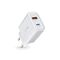 Tech-Protect C30W USB-C PD 30W / USB-A QC 3.0 network charger - white - Travel Chargers - Smartphone Chargers - Techbox