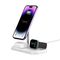Tech-Protect QI15W-A22 MagSafe inductive charger with 3in1 MagSafe stand for smartphone / Apple Watch / AirPods - white | Techbox