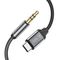 Tech-Protect UltraBoost audio USB-C / 3.5mm mini jack cable 1 m - black - Cables & Adapters - Cables & Accessories - Techbox