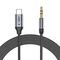Tech-Protect UltraBoost audio USB-C / 3.5mm mini jack cable 1 m - black - Cables & Adapters - Cables & Accessories - Techbox