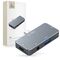 HUB Tech-Protect V6 4in1 USB-C - USB-A 3.0 / USB-C PD100W / HDMI / mini jack 3.5mm - gray | Techbox