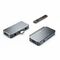 HUB Tech-Protect V6 4in1 USB-C - USB-A 3.0 / USB-C PD100W / HDMI / mini jack 3.5mm - gray | Techbox
