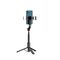Tech-Protect L05S Bluetooth Selfie Stick with Tripod up to 105cm with LED Light - Black - Cameras Accessories - Action Cameras - Techbox