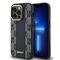DKNY Leather Checkered Mono Pattern MagSafe case for iPhone 14 Pro - black | Techbox