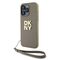 DKNY Wrist Strap Stock Logo case for iPhone 15 Pro Max - beige - Uncategorized Cases (2) - Cases - Techbox