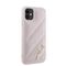Karl Lagerfeld Diagonal Quilted Script case for iPhone 11 / Xr - pink | Techbox