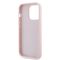 Karl Lagerfeld Diagonal Quilted Script case for iPhone 14 Pro - pink | Techbox