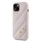 Karl Lagerfeld Diagonal Quilted Script case for iPhone 15 Plus / 14 Plus - pink | Techbox