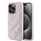 Karl Lagerfeld Diagonal Quilted Script case for iPhone 15 Pro - pink | Techbox