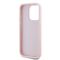 Karl Lagerfeld Diagonal Quilted Script case for iPhone 15 Pro - pink | Techbox