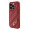 Karl Lagerfeld Diagonal Quilted Script case for iPhone 15 Pro - red | Techbox