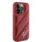 Karl Lagerfeld Diagonal Quilted Script case for iPhone 15 Pro - red | Techbox