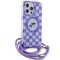 Karl Lagerfeld IML Crossbody Monogram Karl &amp; Choupette Head MagSafe case for iPhone 15 Pro - purple | Techbox