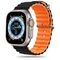 Tech-Protect IconBand Pro Strap for Apple Watch 4 / 5 / 6 / 7 / 8 / 9 / SE / Ultra 1 / 2 (42/44/45/49 mm) - Orange-Black | Techbox