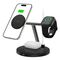 Tech-Protect QI15W-A35 3-in-1 Inductive Charger with MagSafe for Phone / AirPods / Apple Watch - Black | Techbox