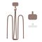 Tech-Protect C5S Rope Crossbody Strap Leash - Brown