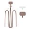 Tech-Protect C5S Rope Crossbody Strap Leash - Brown