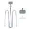 Tech-Protect C5S Rope Crossbody Strap Leash - Gray