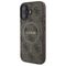 Guess 4G Ring Classic Logo MagSafe iPhone 16 Case - Brown | Techbox