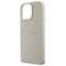 Guess Grained Gold Ring MagSafe Case for iPhone 16 Pro Max - Beige - Apple Cases - Cases - Techbox