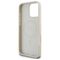 Guess Grained Gold Ring MagSafe Case for iPhone 16 Pro Max - Beige - Apple Cases - Cases - Techbox