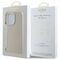 Guess Grained Gold Ring MagSafe Case for iPhone 16 Pro Max - Beige - Apple Cases - Cases - Techbox