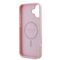 Guess Grained Gold Ring MagSafe iPhone 16 Plus Case - Pink | Techbox