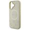 Guess Saffiano Peony Classic Logo MagSafe case for iPhone 16 - gold | Techbox