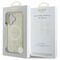 Guess Saffiano Peony Classic Logo MagSafe case for iPhone 16 - gold | Techbox