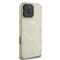 Guess Saffiano Peony Classic Logo MagSafe case for iPhone 16 Pro - gold | Techbox