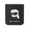 Karl Lagerfeld Saffiano Monogram Case for Samsung Galaxy Z Flip 6 - Black - Samsung Cases - Cases - Techbox
