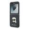 Karl Lagerfeld Saffiano Monogram Case for Samsung Galaxy Z Flip 6 - Black - Samsung Cases - Cases - Techbox