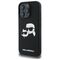 Karl Lagerfeld Silicone Case Heads Print MagSafe for iPhone 16 Pro - Black - Apple Cases - Cases - Techbox
