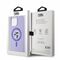 Karl Lagerfeld Silicone Karl&amp;Choupette Heads Ring MagSafe Case for iPhone 15 Pro Max - Purple - Apple Cases - Cases - Techbox