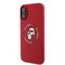 Karl Lagerfeld Silicone Karl&amp;Choupette Heads Ring MagSafe Case for iPhone 16 Plus - Red - Apple Cases - Cases - Techbox