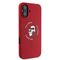 Karl Lagerfeld Silicone Karl&amp;Choupette Heads Ring MagSafe Case for iPhone 16 Plus - Red - Apple Cases - Cases - Techbox