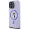 Karl Lagerfeld Silicone Karl&amp;Choupette Heads Ring MagSafe Case for iPhone 16 Pro - Purple - Apple Cases - Cases - Techbox