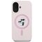 Karl Lagerfeld Silicone Karl&amp;Choupette Heads Ring MagSafe iPhone 16 Case - Pink - Apple Cases - Cases - Techbox